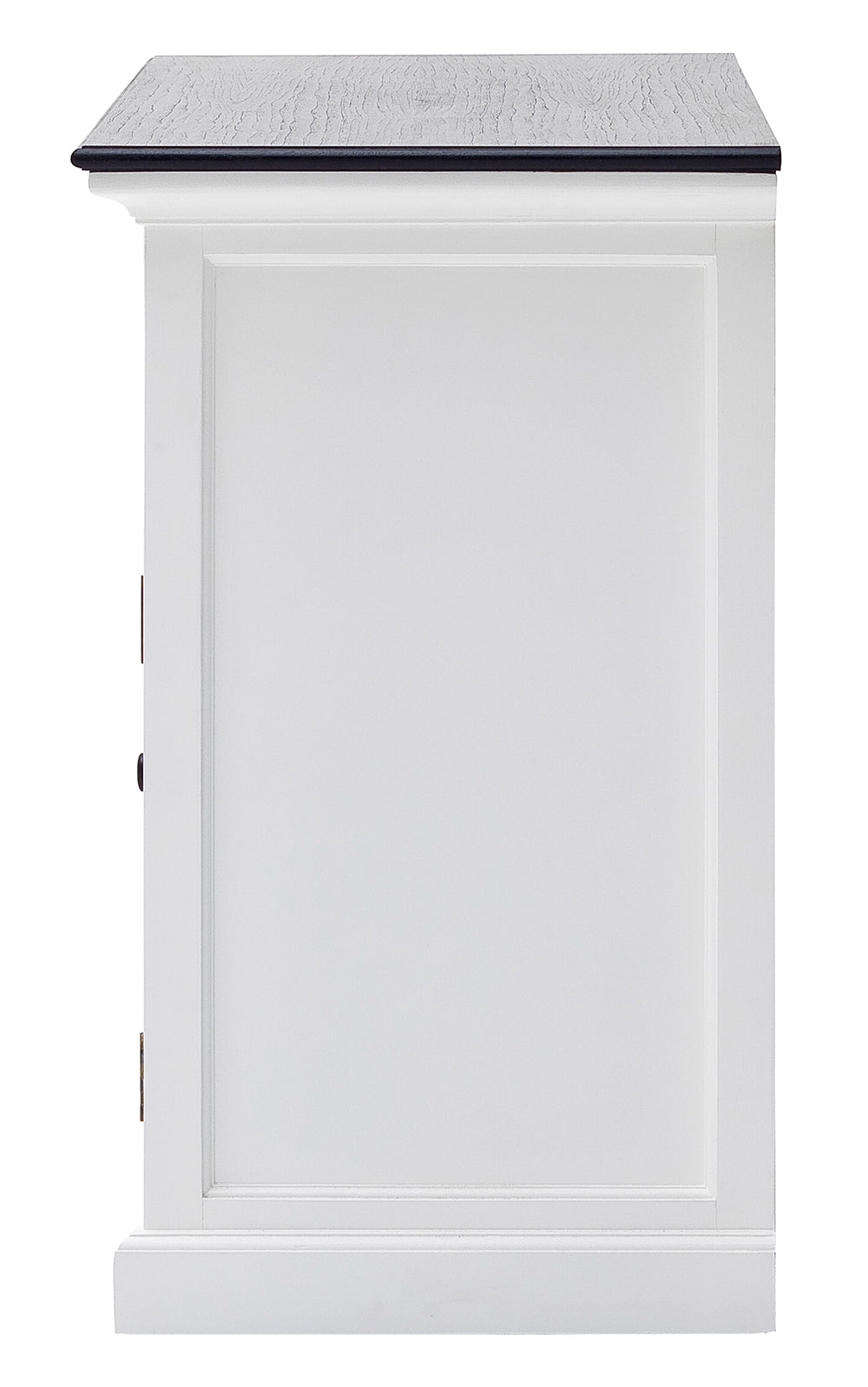 Halifax Contrast Buffet - White with Black Top