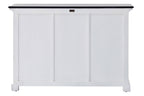 Halifax Contrast Buffet - White with Black Top