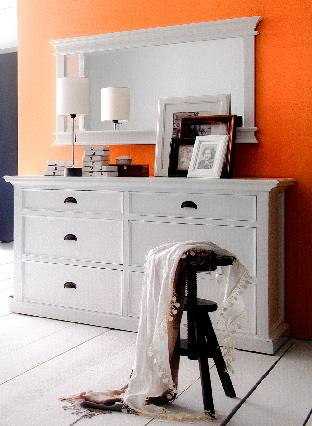 Halifax Bedroom Dresser - White