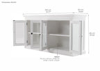 Halifax 4 Door Sideboard - White