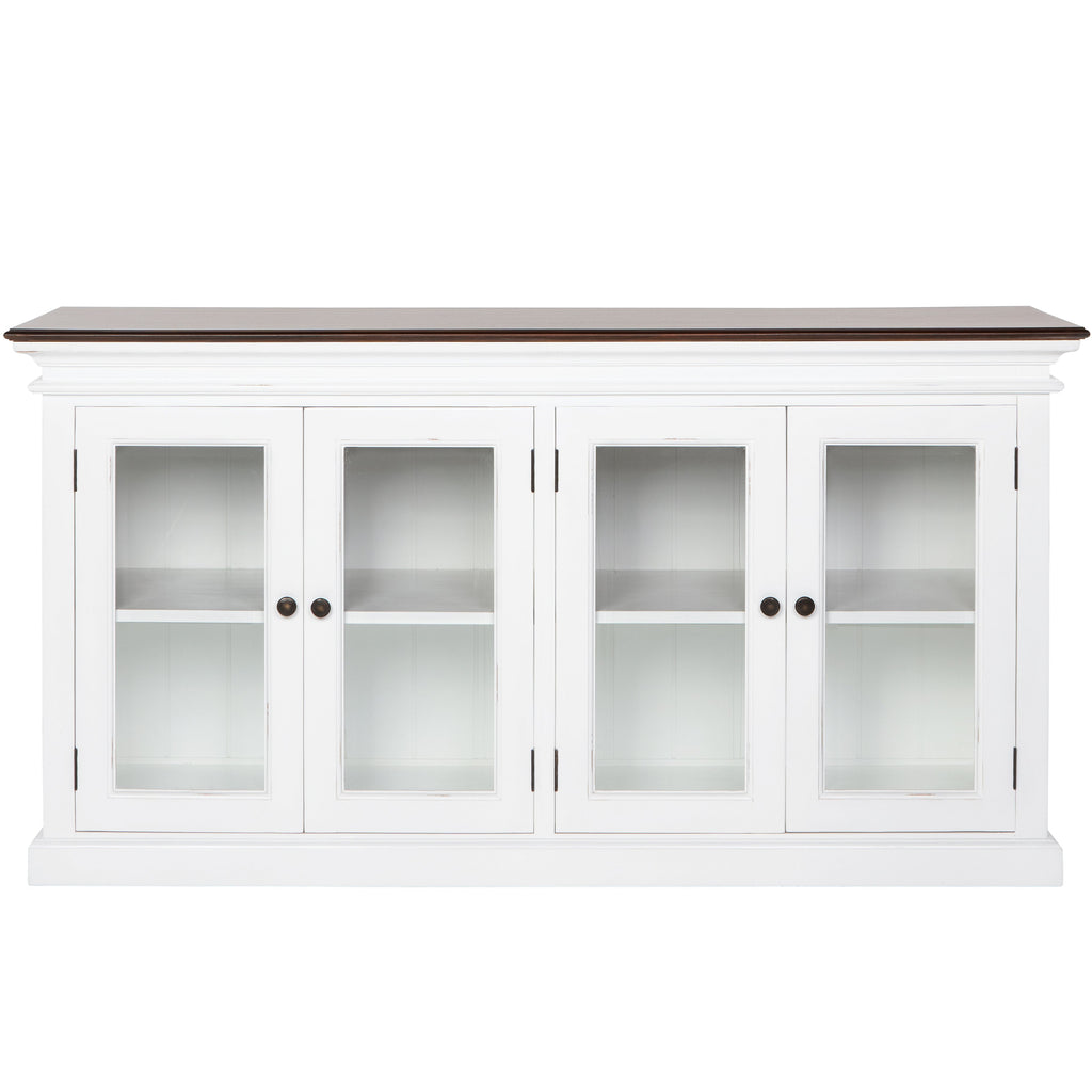 Halifax Accent Display Buffet with 4 Glass Doors