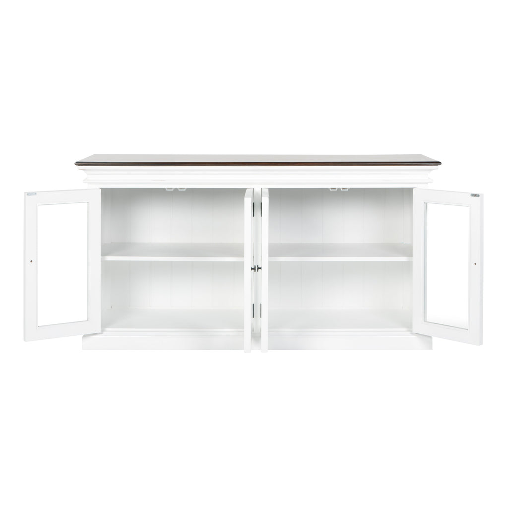 Halifax Accent Display Buffet with 4 Glass Doors