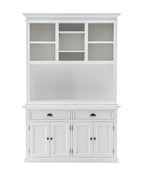 Buffet Hutch Unit with 2 Adjustable Shelves
