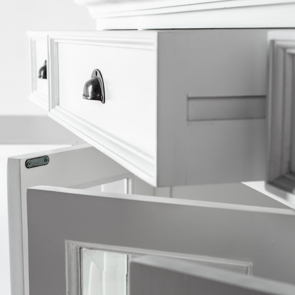Buffet with 4 Glass Doors 3 Drawers