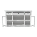 Buffet with 4 Glass Doors 3 Drawers