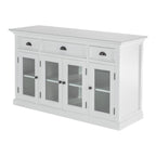Buffet with 4 Glass Doors 3 Drawers