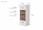 Storage Unit with Basket Set