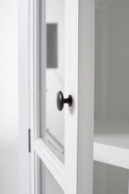 Halifax Double Vitrine - White