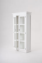 Halifax Double Vitrine - White