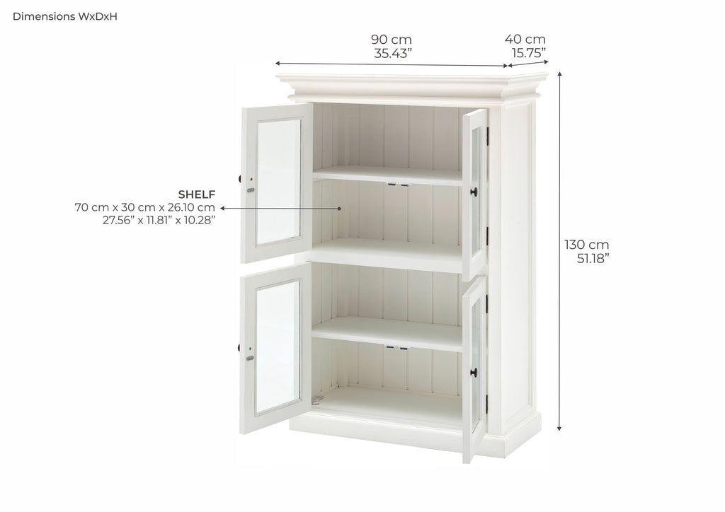 Halifax Small Cabinet - White