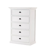 Halifax Tall Chest of Drawers - White