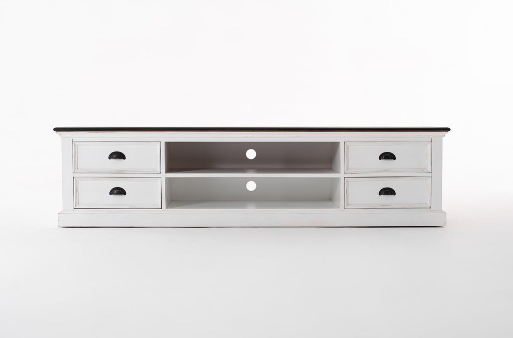 Halifax Accent Lowline ETU 180cm - White With Brown Top