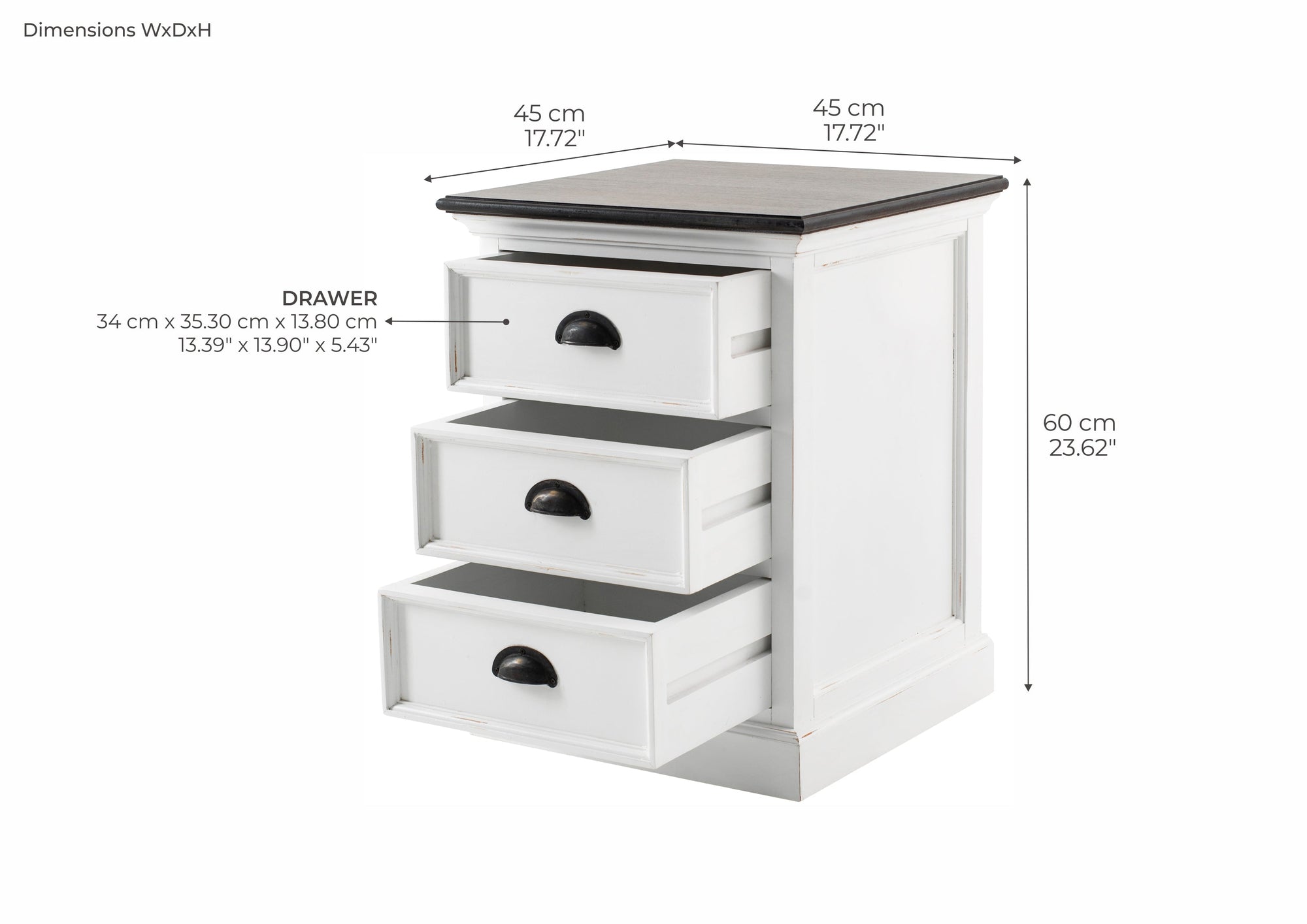 Bedside Drawer Unit