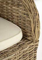 Rook Kubu Rattan Arm Chair (Set of 2)