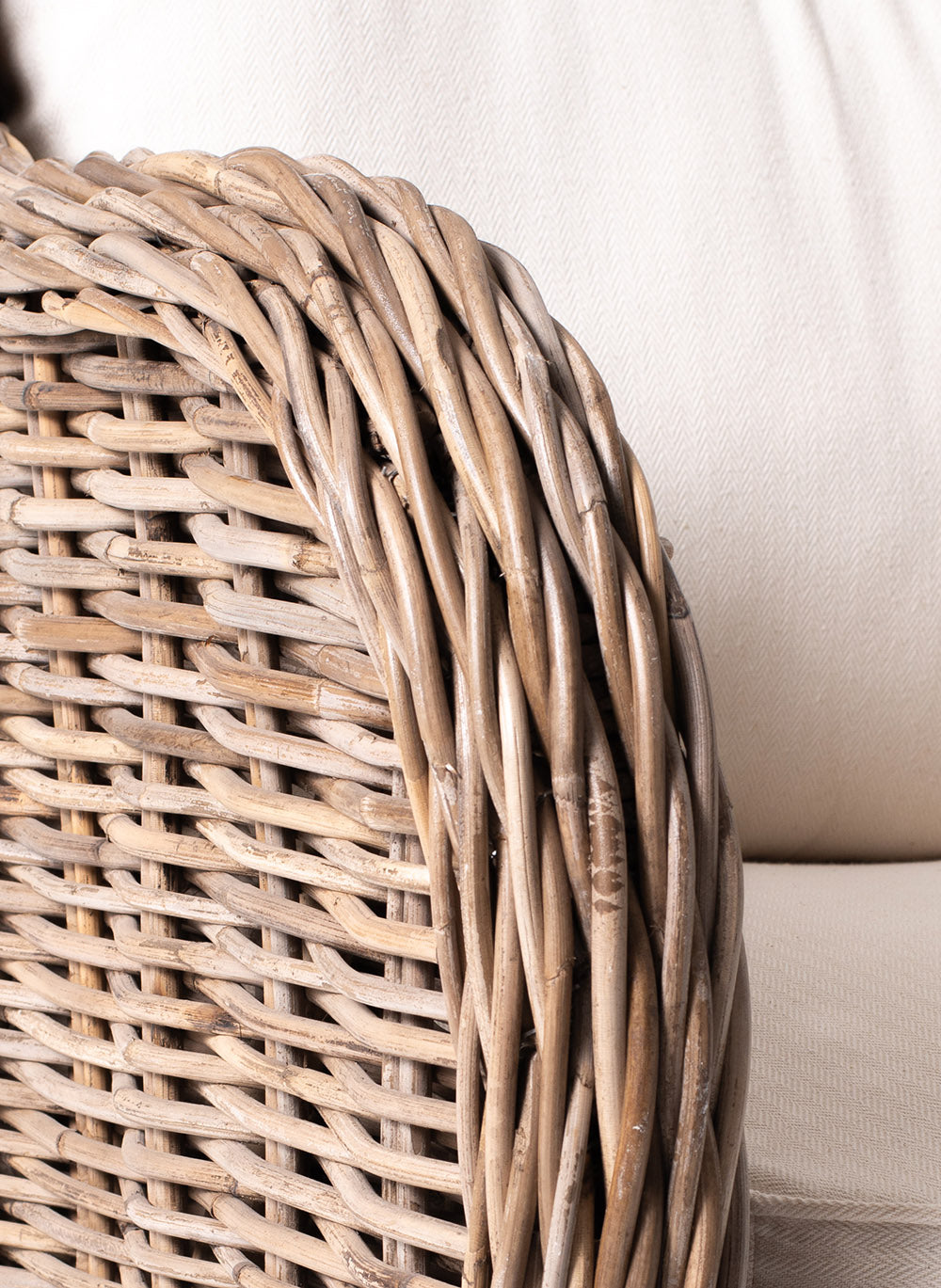 King Kubu Rattan Arm Chair With Cushion (set of 2)