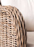 King Kubu Rattan Arm Chair With Cushion (set of 2)