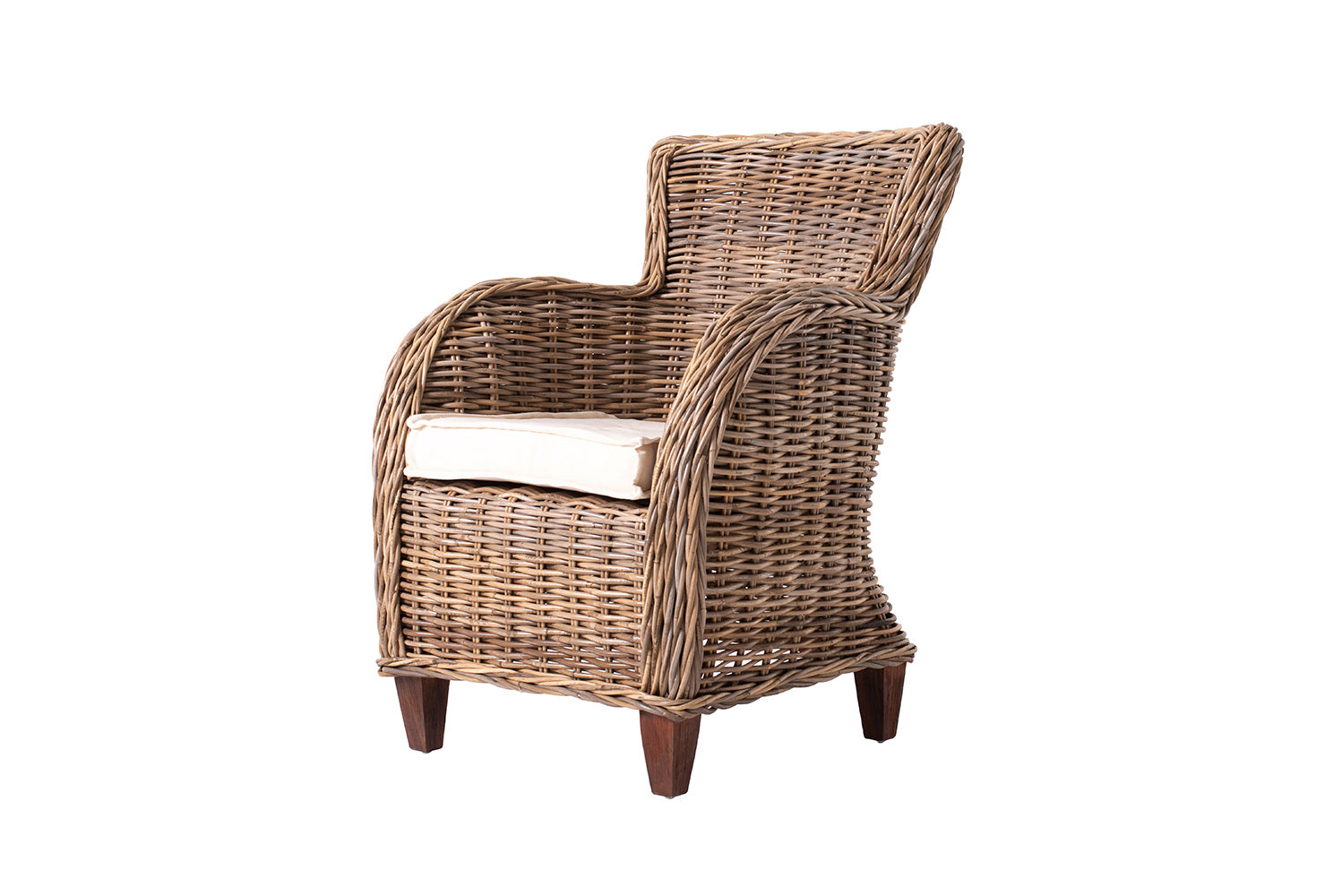 Baron Kubu Rattan Arm Chair (Set of 2)