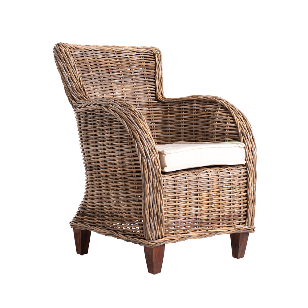Baron Kubu Rattan Arm Chair (Set of 2)