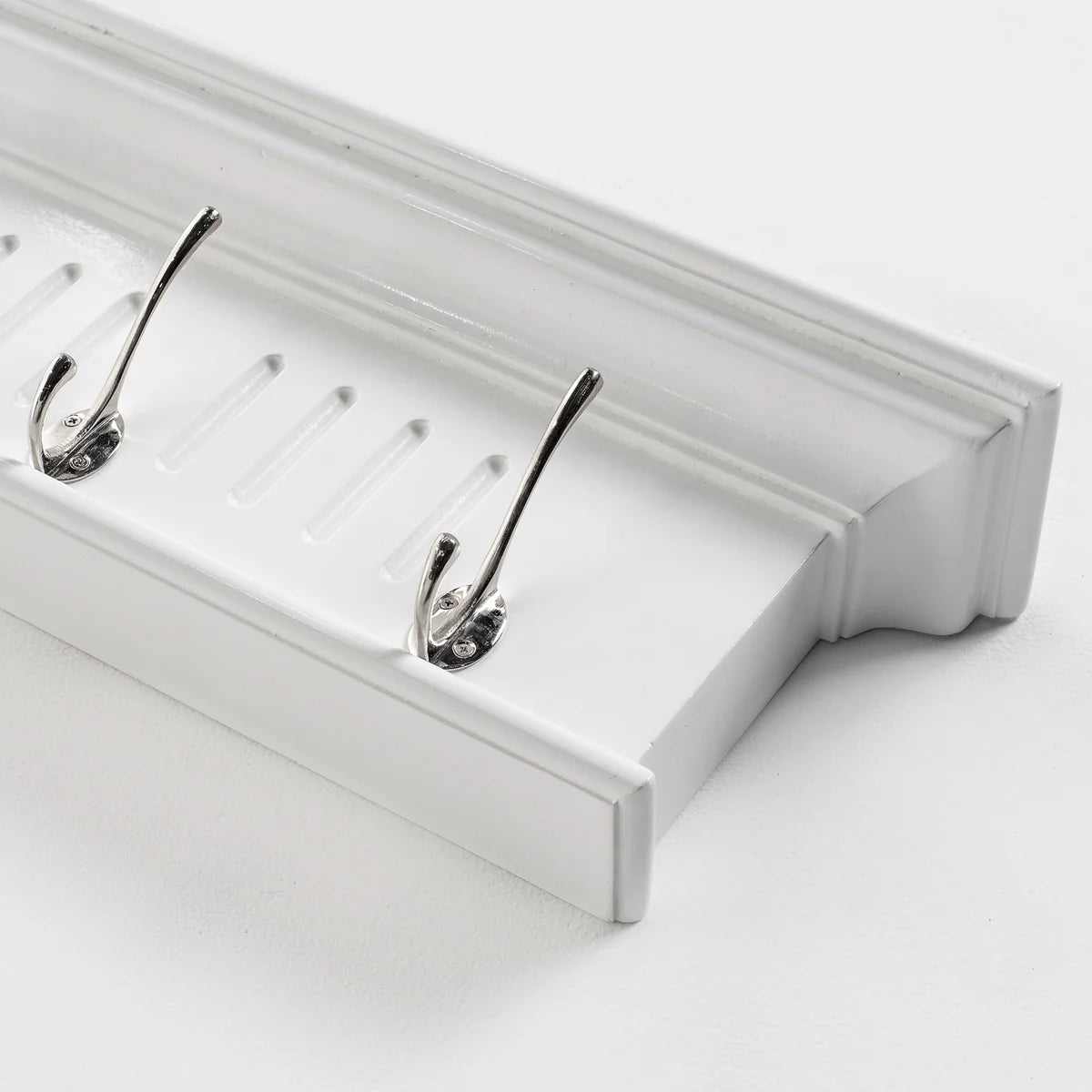 Skansen Coat Rack 4 Hooks - White