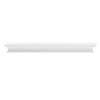 Halifax Floating Wall Shelf 120cm - White