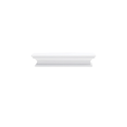 Halifax Floating Wall Shelf 60cm - White