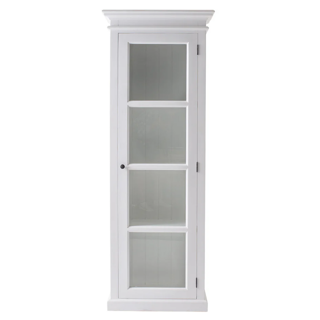 Halifax Single Vitrine - White