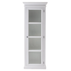 Halifax Single Vitrine - White