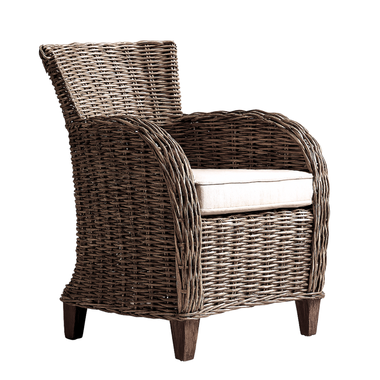 Baroness Kubu Rattan Arm Chair (Set of 2)