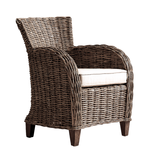 Baroness Kubu Rattan Arm Chair (Set of 2)