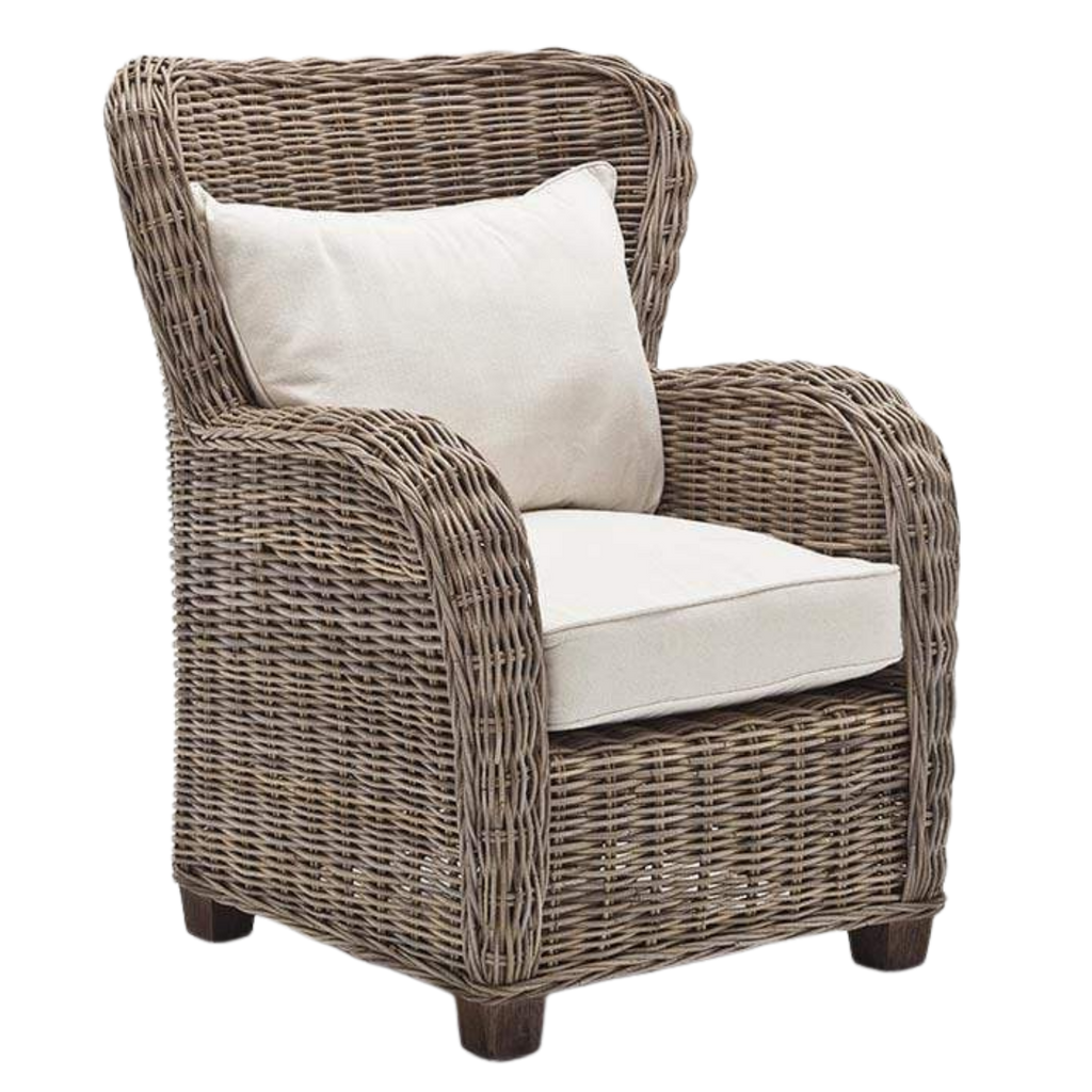 Queen Kubu Rattan Arm Chair (Set of 2)