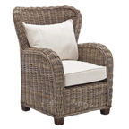 Queen Kubu Rattan Arm Chair (Set of 2)