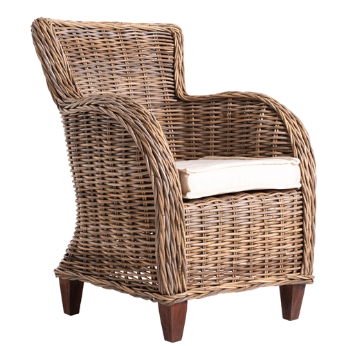 Baron Kubu Rattan Arm Chair (Set of 2)