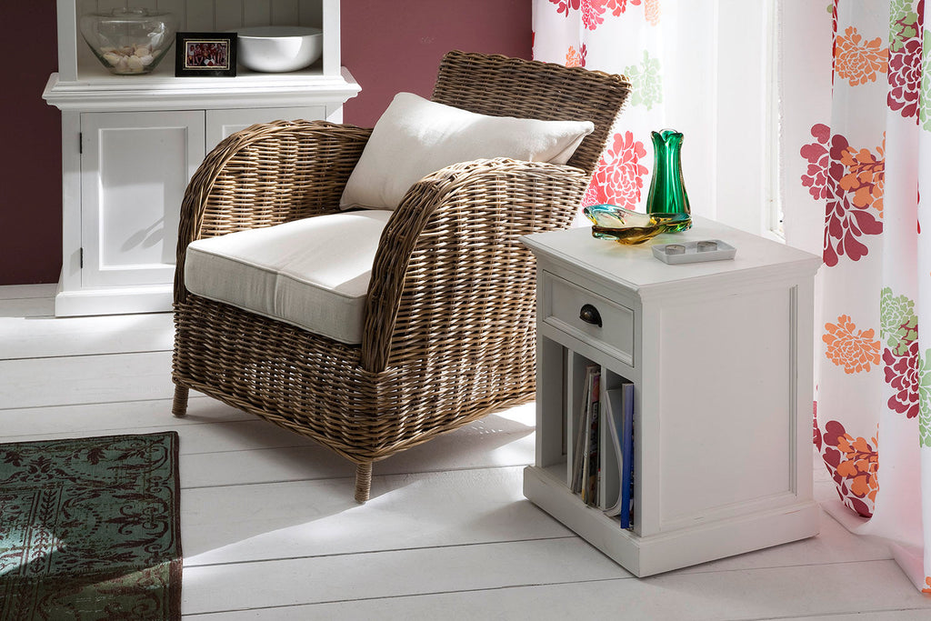 Halifax Side Table - White