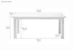 Halifax Dining Table 160cm - White