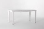 Halifax Extension Dining Table  - White