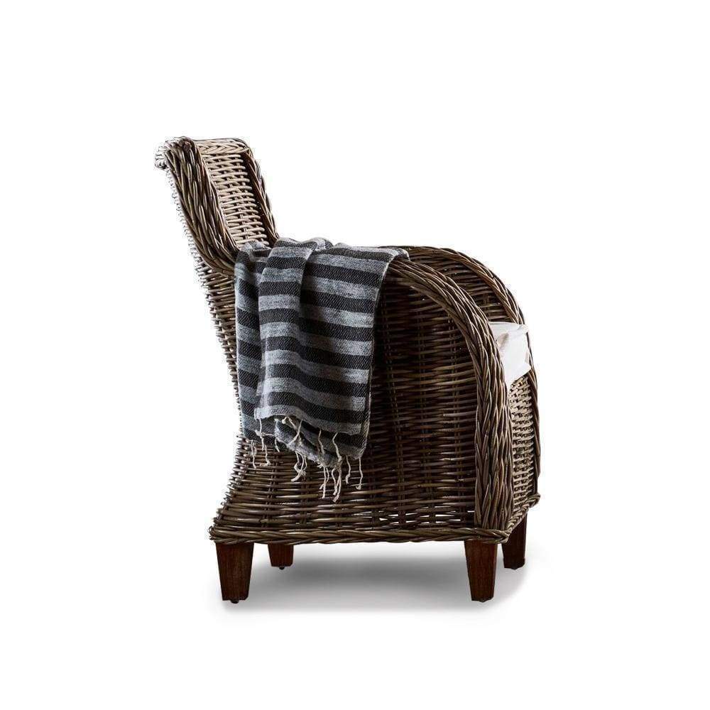 Baron Kubu Rattan Arm Chair (Set of 2)-Chair-Novasolo-I Wanna Go Home