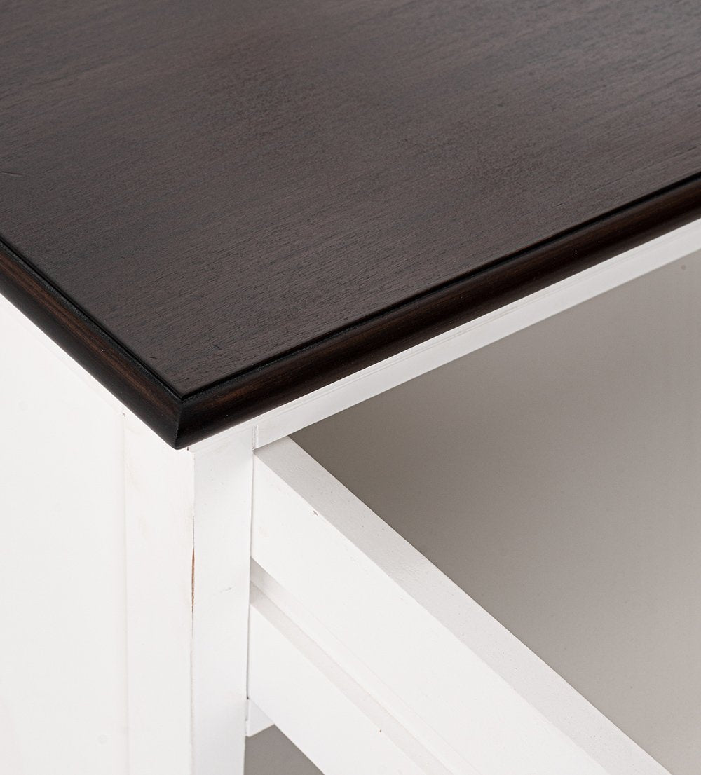 Bedside Table with Shelves-Bedside Table-Novasolo-I Wanna Go Home