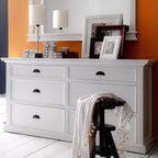 Halifax Bedroom Dresser - White-Dresser-Novasolo-I Wanna Go Home