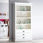Halifax Bookcase - White-Bookcase-Novasolo-I Wanna Go Home