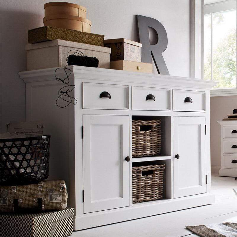 Halifax Buffet / Sideboard - White-Buffet-Novasolo-I Wanna Go Home