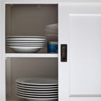 Halifax Contrast Buffet - White with Black Top-Buffet-by NovaSolo-I Wanna Go Home