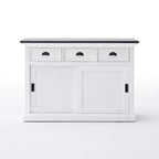 Halifax Contrast Buffet - White with Black Top-Buffet-by NovaSolo-I Wanna Go Home
