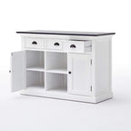 Halifax Contrast Buffet - White with Black Top-Buffet-by NovaSolo-I Wanna Go Home