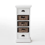 Halifax Storage Unit 3 Rattan Baskets - White-Chest-by NovaSolo-I Wanna Go Home