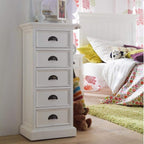 Halifax Storage Unit 5 Drawers - White-Chest-by NovaSolo-I Wanna Go Home