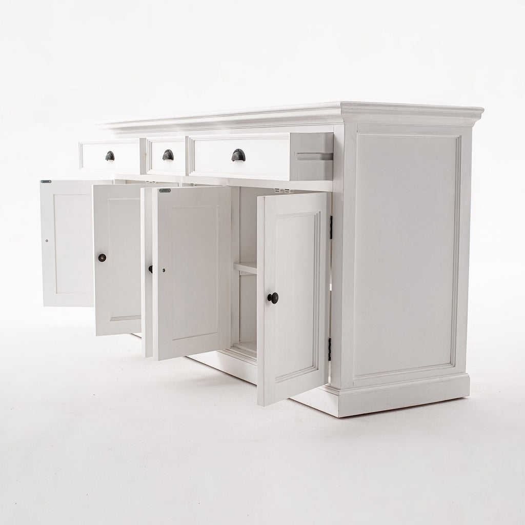 Kitchen Hutch Cabinet with 5 Doors 3 Drawers-Hutch Cabinet-Novasolo-I Wanna Go Home
