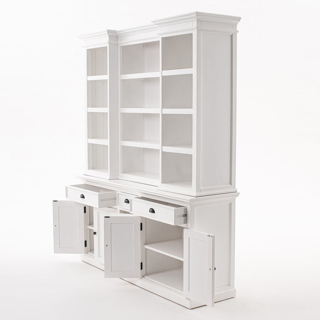 Kitchen Hutch Cabinet with 5 Doors 3 Drawers-Hutch Cabinet-Novasolo-I Wanna Go Home