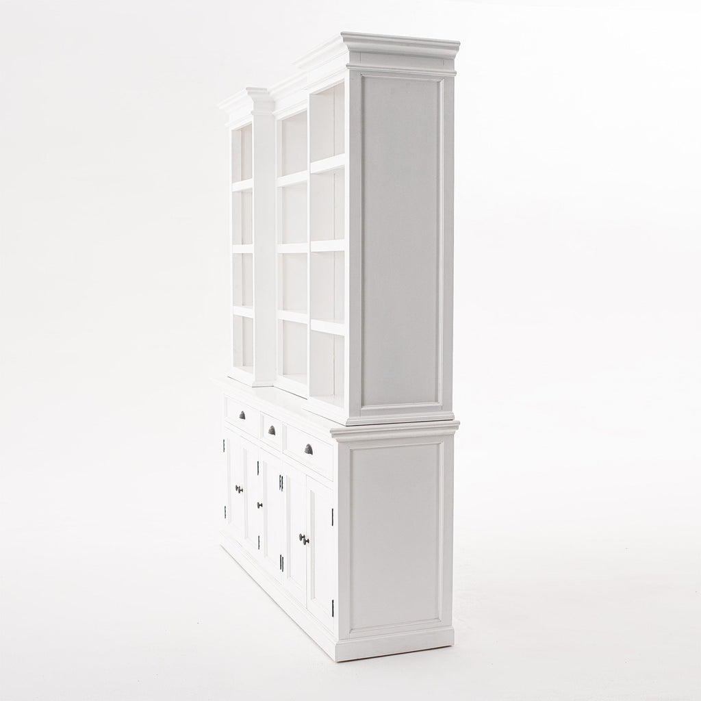 Kitchen Hutch Cabinet with 5 Doors 3 Drawers-Hutch Cabinet-Novasolo-I Wanna Go Home