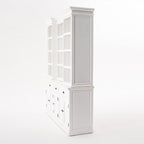 Kitchen Hutch Cabinet with 5 Doors 3 Drawers-Hutch Cabinet-Novasolo-I Wanna Go Home