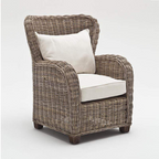 Queen Kubu Rattan Arm Chair (Set of 2)